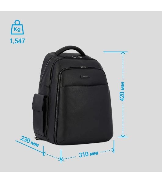 Рюкзак мужской Piquadro Modus Special CA3444MOS/N черный кожа