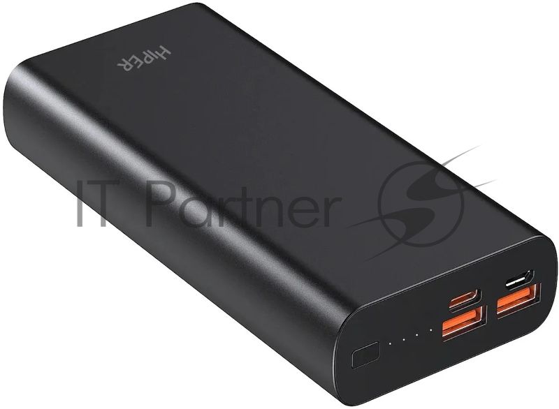 Портативный аккумулятор HIPER CORE 3XL Metal черный (20000 мАч)