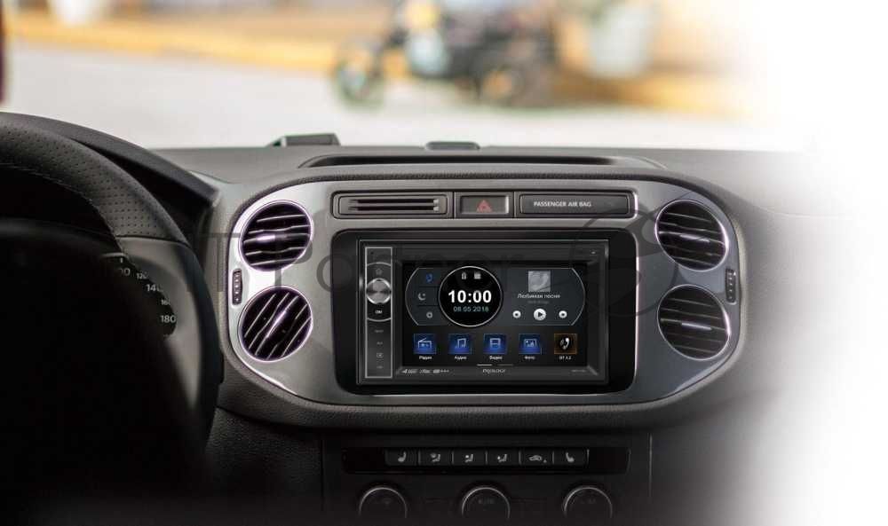 Автомагнитола Prology MPV-120, 2 DIN, 6.2", Bluetooth, USB Type-A, AUX, пульт ДУ