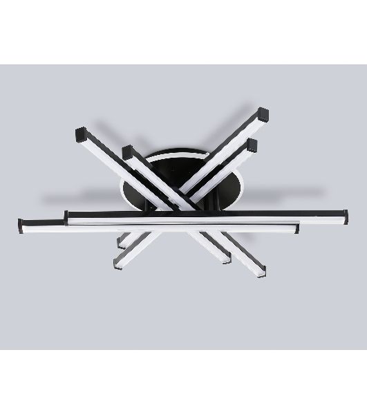 Потолочный светодиодный светильник Ambrella light FL6272 BK черный 76W 3000K-6400K+RGB 700*615*135 (ПДУ ИК)