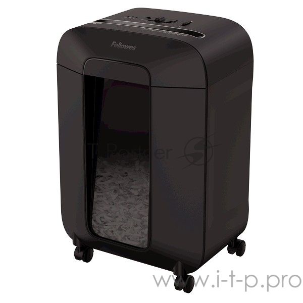 Шредер Fellowes PowerShred LX85 (секр.P-4)/перекрестный/12лист./19лтр./скрепки/скобы/пл.карты