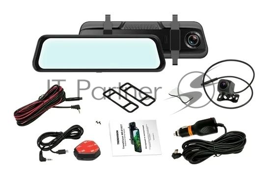 Видеорегистратор TrendVision MR-810 GT, 1920x1080, 10", с камерой заднего вида, GPS/ГЛОНАСС, G-сенсор, датчик движения, GPS-информатор