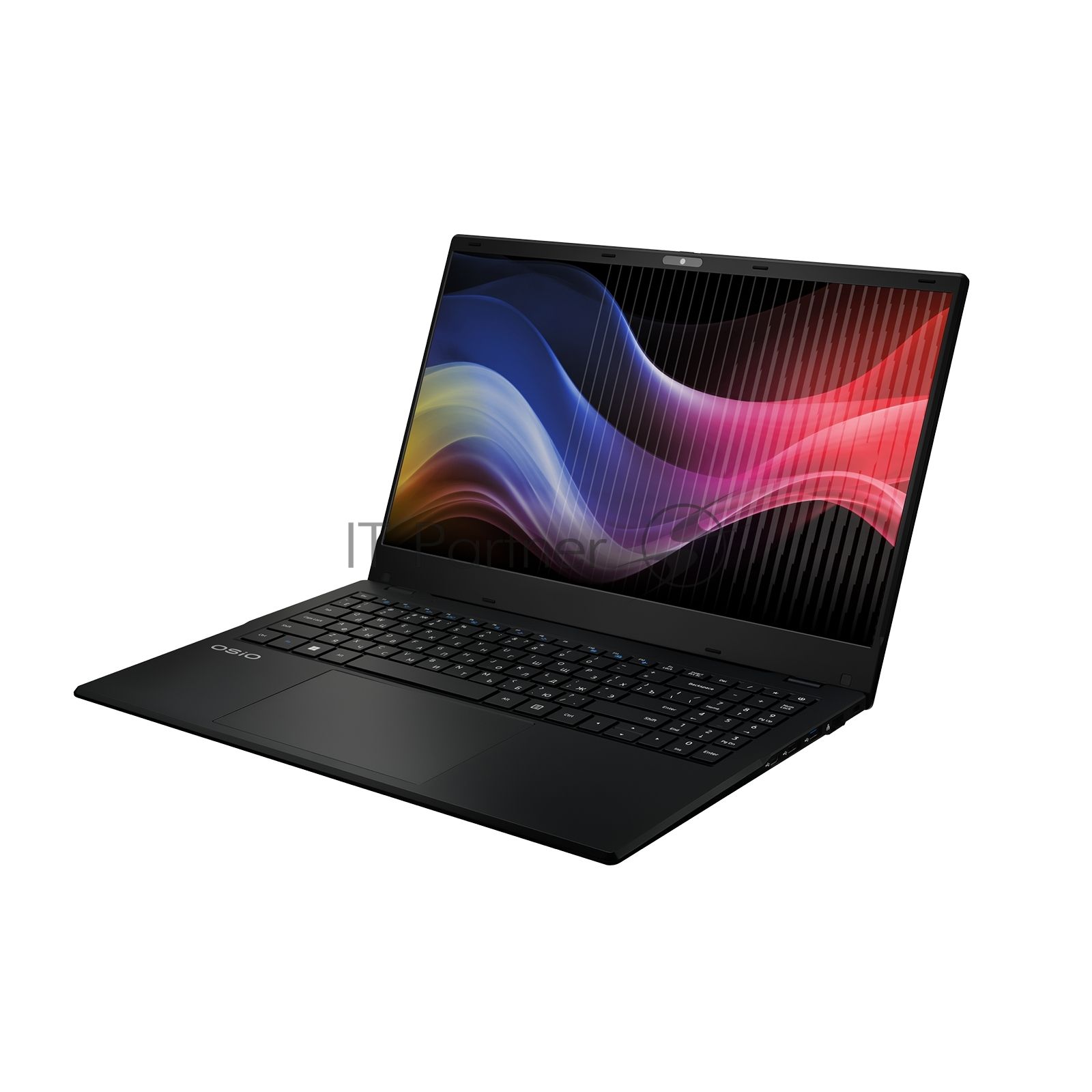 Ноутбук OSIO BaseLine B150i-012b/15.6"/IPS/Intel N100/8192Mb/256Gb SSD/Intel UHD Graphics/noOS/черный/1.76kg