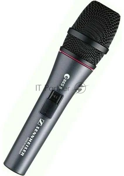 Микрофон Sennheiser e 865-S конденсаторный вокальный, суперкардиоида, бесшумный выключатель ON/OFF, 20 - 20000 Гц