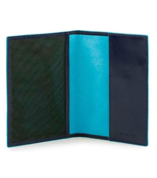 Обложка для паспорта Piquadro Blue Square PP5255B2/BLU2 синий натур.кожа