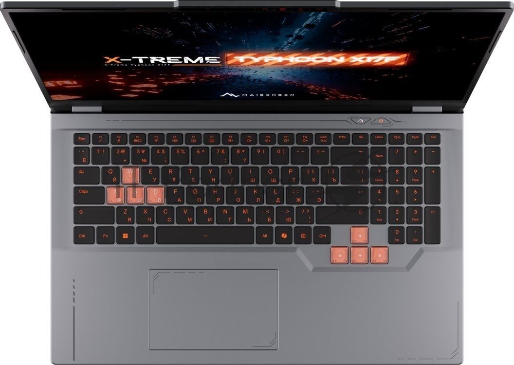 Ноутбук Maibenben X17F-R77435/17.3"/IPS/AMD Ryzen 7 7445HS/16Gb/1Tb SSD/NVIDIA GeForce RTX 3050 4Gb/Linux/серый/2.6kg