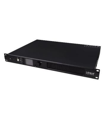 Усилитель Intrend ITAMP-4x500-TD четырехканальный, 4x500W/4Ом, 4x300W/8Ом, мостовой режим: 2x1000W/8Ом, 2x1000W/100V, 2x600W/70V, поддержка Dante, встроенный DSP