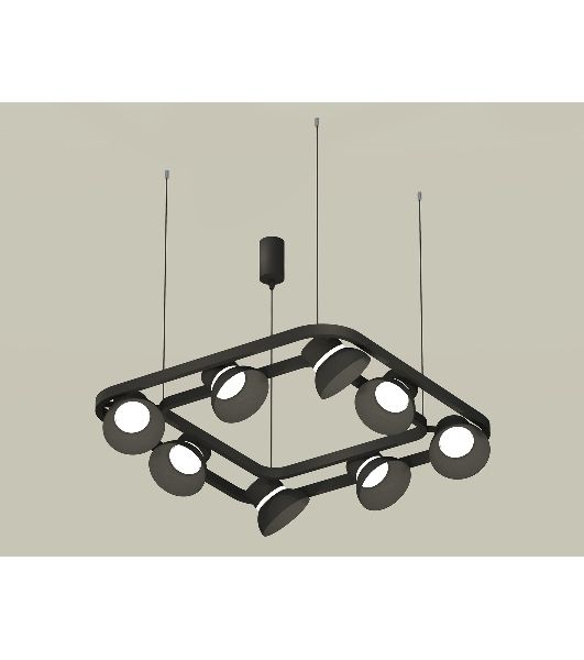 Светильник Ambrella light XB9182080/8 SBK/FR черный песок/белый матовый GX53 (С9182, N8141)