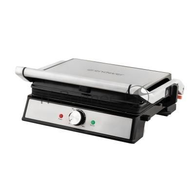 Гриль электрический ENDEVER Grillmaster-221, серебристый/черный, 2300 Вт, терморегулятор, размер пов-ти 29x23 см