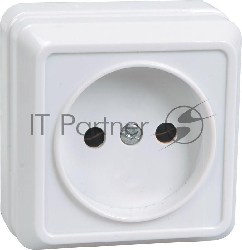 Розетка IEK ERO10-K33-10-DC РС20-2-ОКм 1местн. без з/к 10А откр.уст. ОКТАВА (кремовый)
