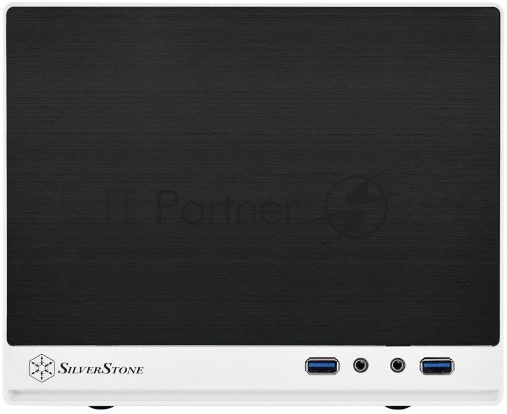 Компьютерный корпус Silverstone Sugo SST-SG13WB-Q , mini-ITX, без БП ( ATX )черно-белый, передняя панель из пластика