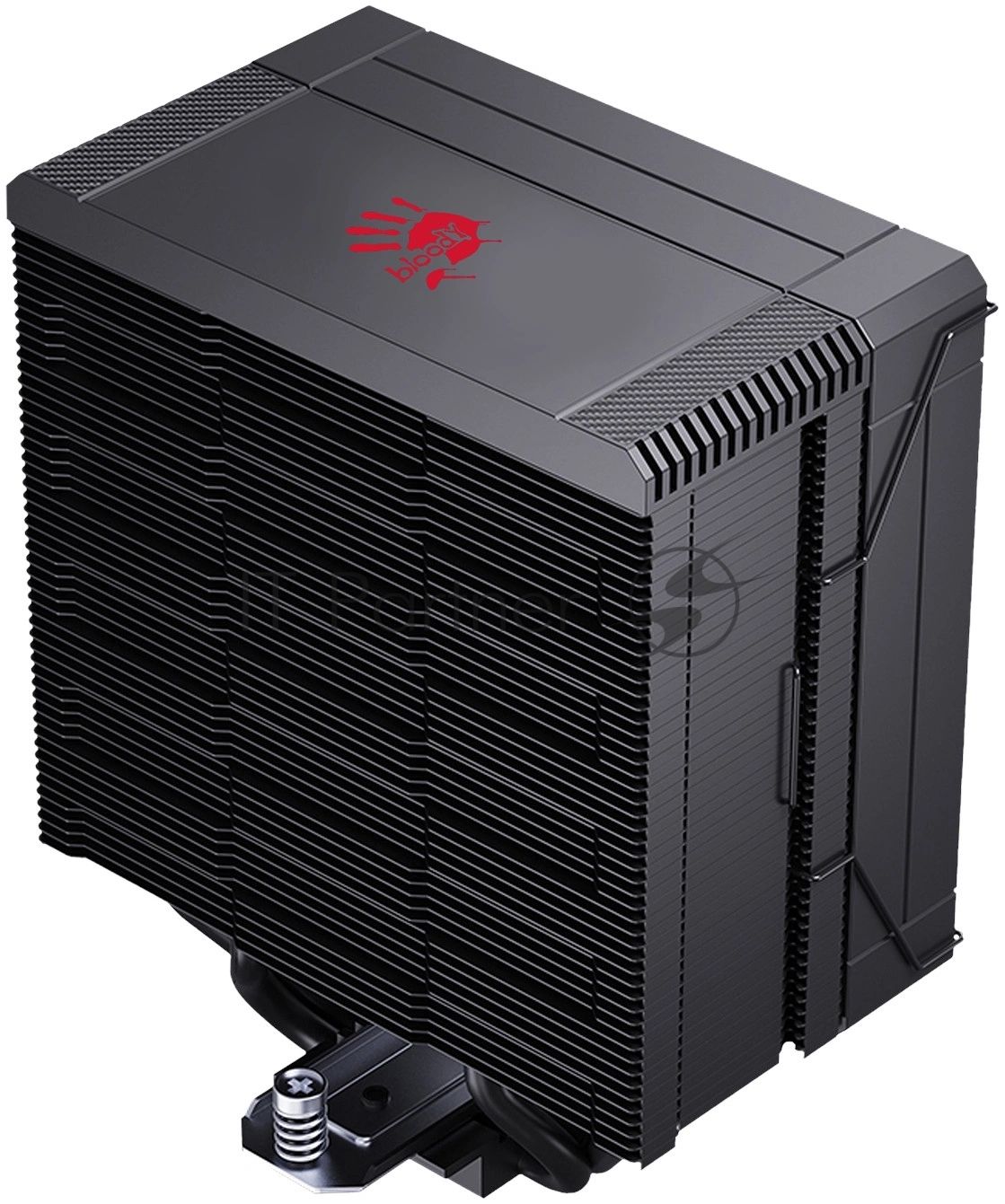 Устройство охлаждения(кулер) Bloody AC-12 Soc-AM5/AM4/1200/1700/1851 черный 4-pin 14-26dB Al+Cu 230W 582gr Ret (AC-12-230-BK)