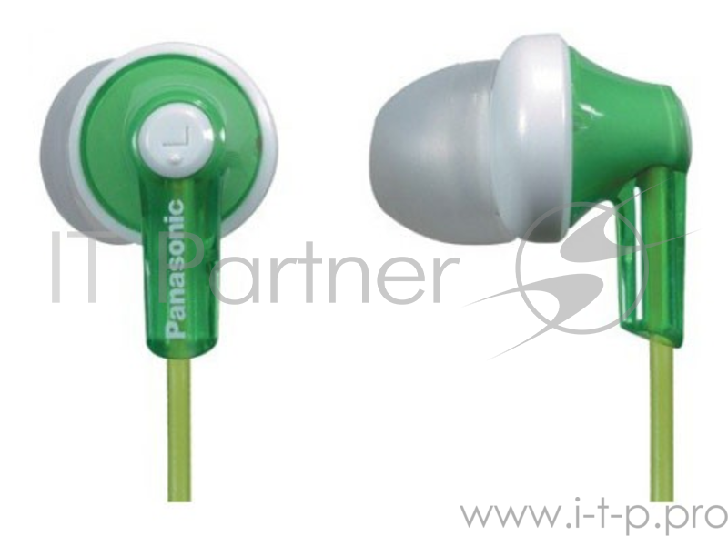 Наушники Panasonic RP-HJE118GUG зеленый 1.1м