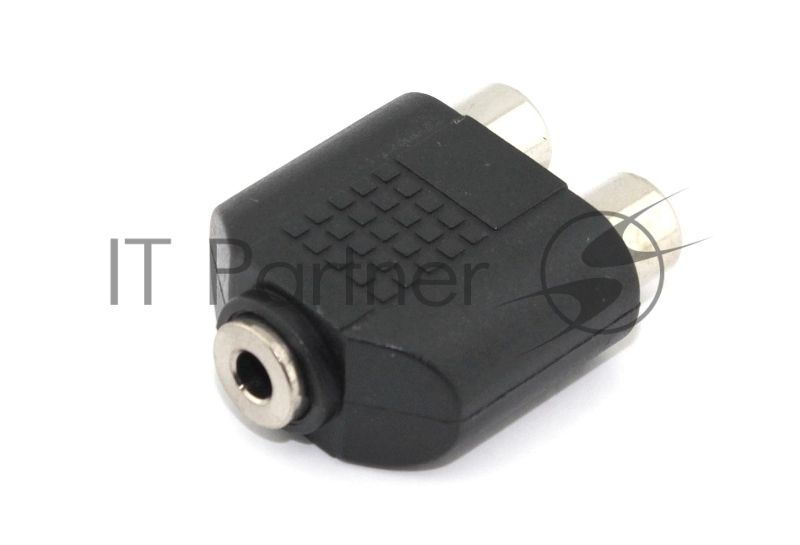 Переходник с RCA (тюльпан) 2 канала мама на miniJack