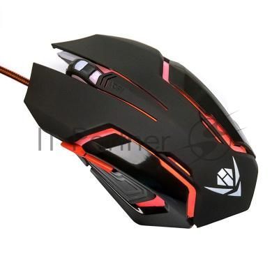 Мышь проводная Nakatomi MOG-20U черный, 2400 dpi, USB, кнопки - 6
