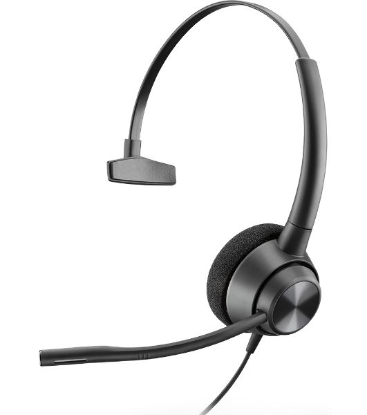 Гарнитура Plantronics EncorePro EP310 QD чёрный, проводная