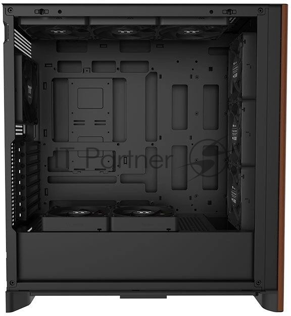 Корпус Thermaltake S370 WS, Midi-Tower, чёрный, 4 x 120 мм