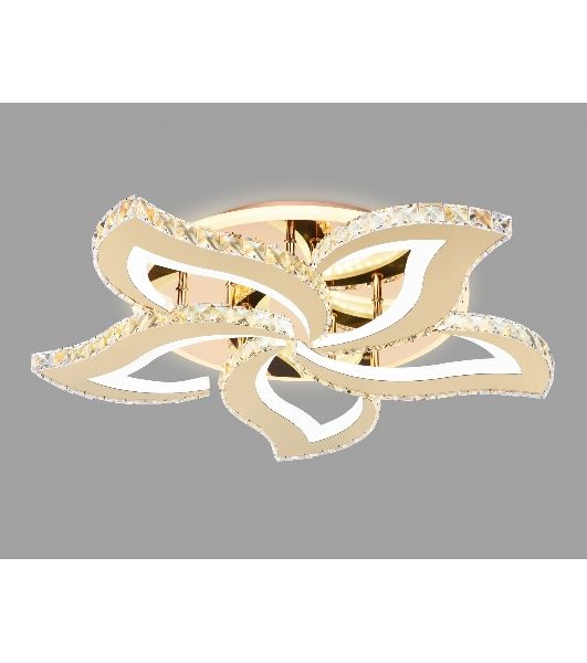 Потолочный светодиодный светильник Ambrella light FA1724/5 GD золото 3000K/4200K/6400K 113W 630*600*100 (ПДУ РАДИО 2.4G)