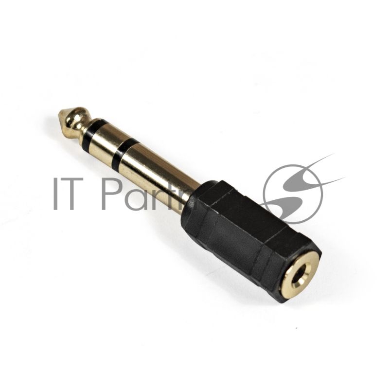 Переходник аудио Exegate EX284949RUS EX-AA-3F6M (6.35мм Jack M/3.5мм Jack F)