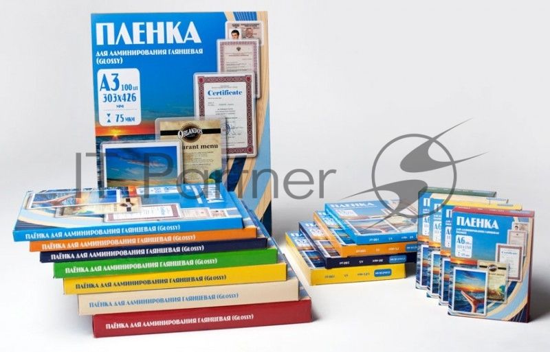 Пленка для ламинирования Office Kit 150мкм A4 (100 шт) глянцевая 216x303 мм PLP11223-1
