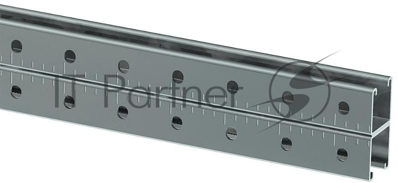 STRUT-профиль перфорированный двойной 41х41х2100-2,5 HDZ | CLM50D-PSD-41-41-21-3-HDZ | IEK