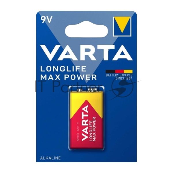 Батарейка VARTA LONGLIFE MAX P. 9V бл.1