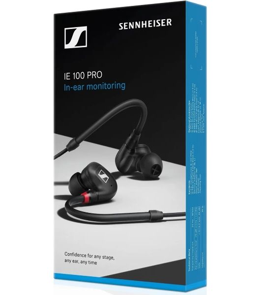 Проводные наушники Sennheiser IE 100 PRO черный, внутриканальные, Jack 3.5 мм