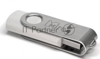 Флеш диск 16GB Mirex Swivel, USB 2.0, Белый