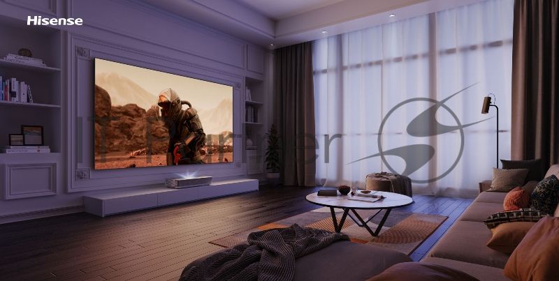 Телевизор Hisense 100" 100L5H серебристый лазерный Laser UHD 60Hz Vidaa