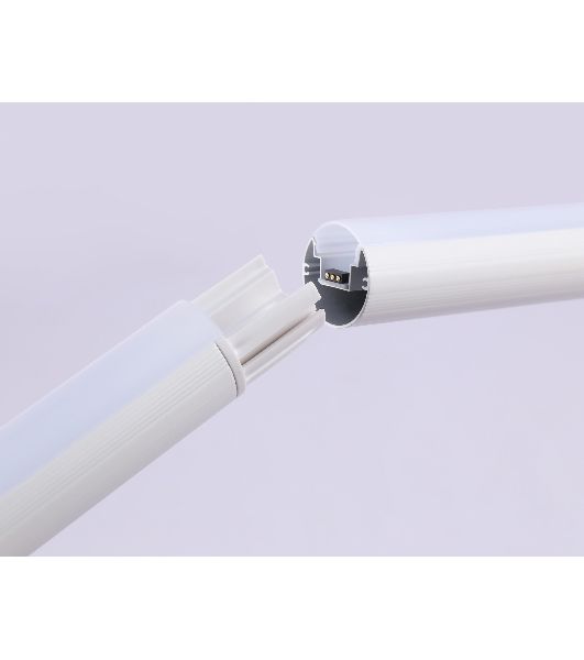 Светильник Ambrella light FL8025 WH белый LED 20W RGB D32*1650 (ПДУ РАДИО 2.4G)