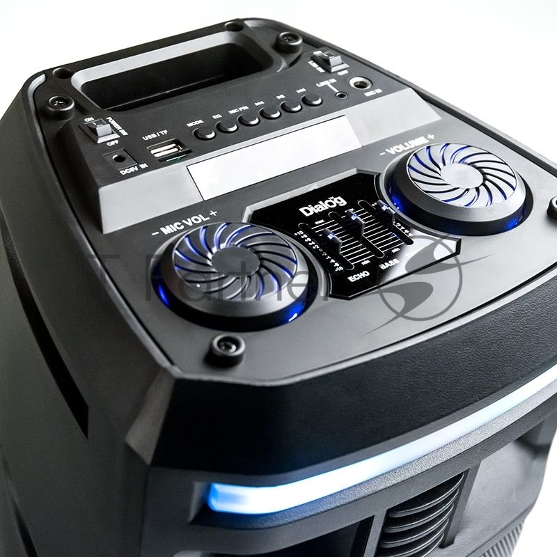 Караоке с микрофоном Dialog Oscar AO-12 1.0, 30W RMS, BT+FM+USB+SD+LED