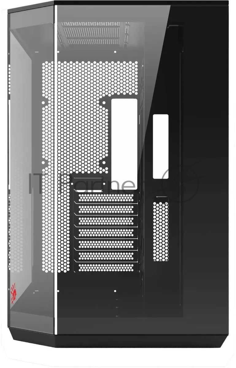 Компьютерный корпус Bloody BD-CC109 черный без БП ATX 10x120мм 2xUSB3.0 audio