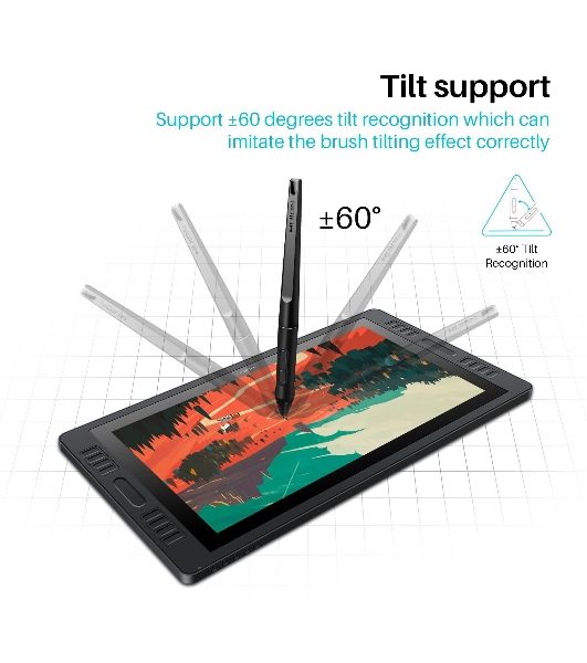 Графический монитор Huion Kamvas Pro 20 (2019), 19.5", 1920x1080, 8192 уровней, HDMI