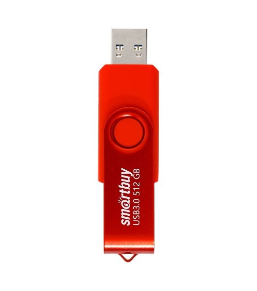 Флешка USB UFD 3.0/3.1 SmartBuy 512 Gb Twist Red (SB512 Gb3TWR)