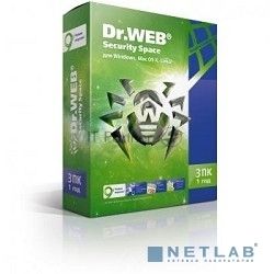 Программное обеспечение DR.WEB Security Space 3 ПК/1 год (BHW-B-12M-3-A3/AHW-B-12M-3-A2)