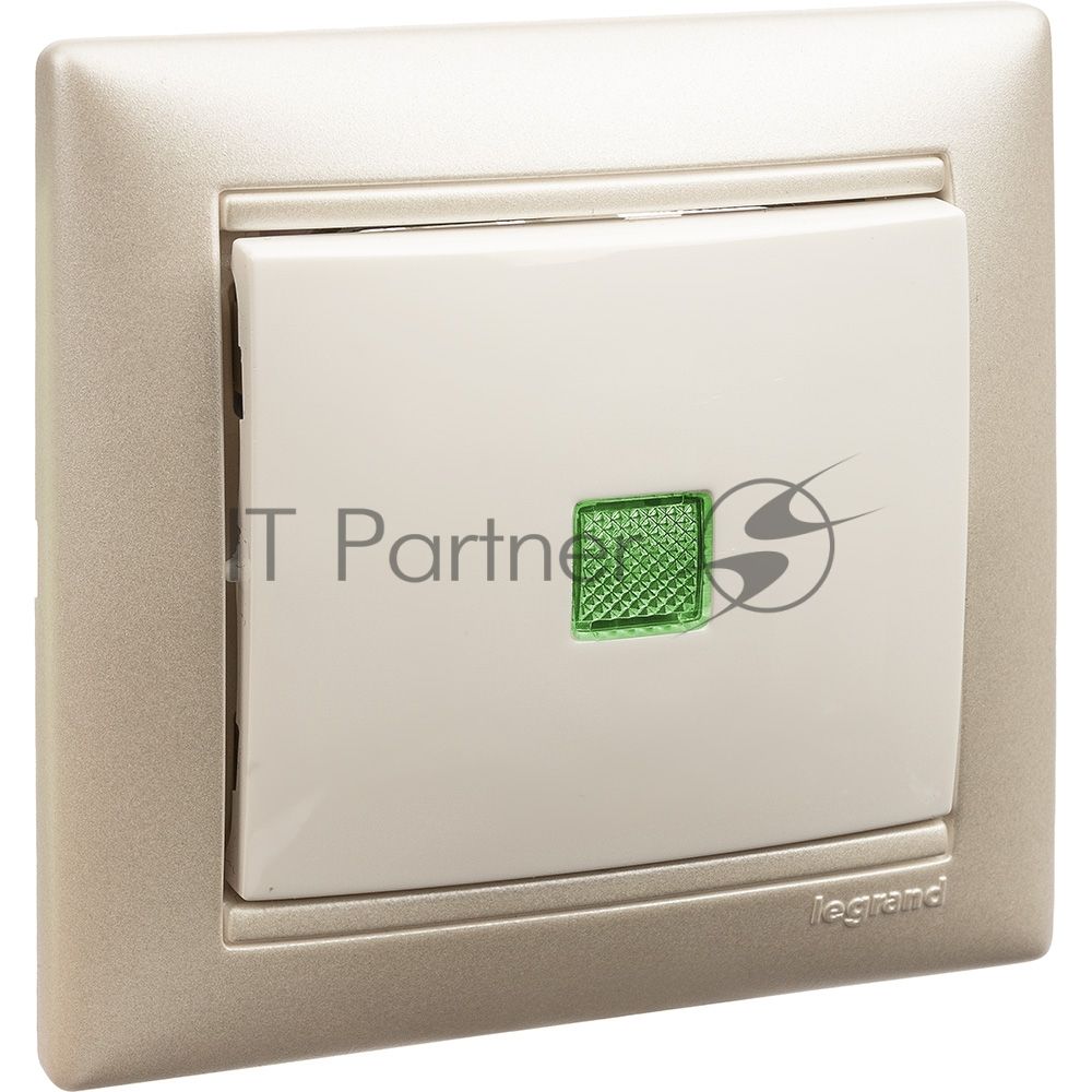 Электроустановочные изделия Legrand Legrand 770491  Рамка 1п Белый/Серебр  Valena
