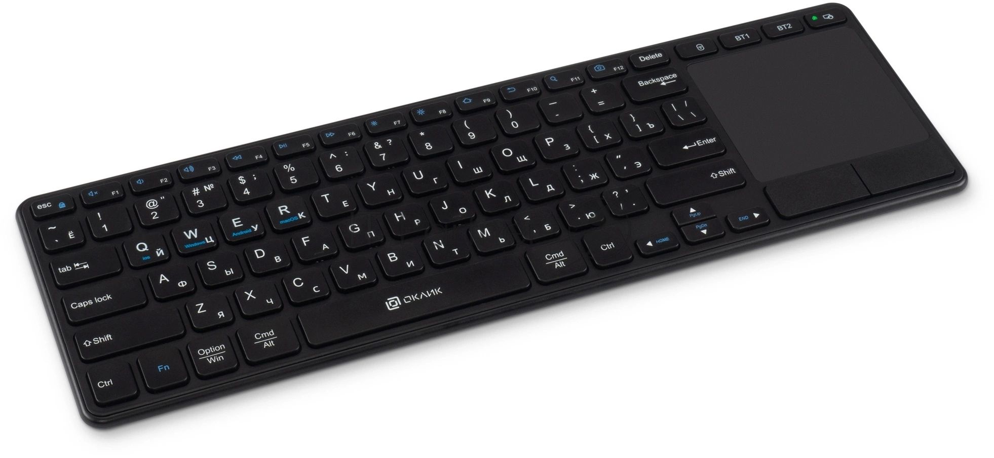 Клавиатура Oklick K614W беспроводная, радиоканал, чёрный