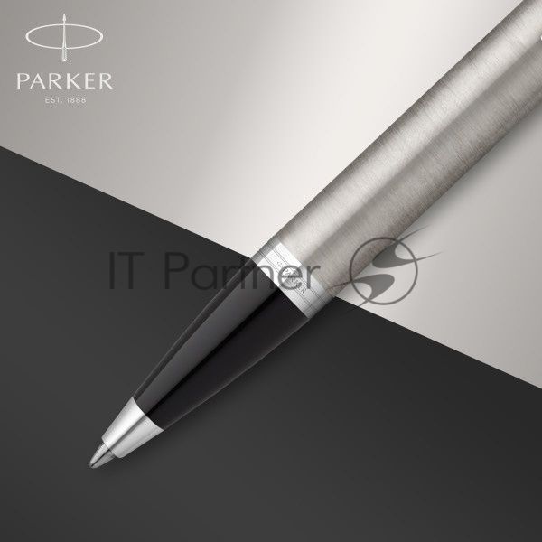 Набор ручек Parker IM Core FK221 (2183058) Stainless Steel CT M сталь нержавеющая, подарочная коробка, ручка перьевая, ручка шариковая