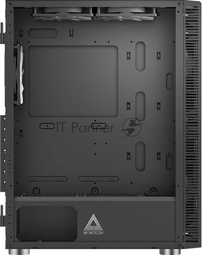 Компьютерный корпус Montech X3 MESH черный без БП ATX 6x120мм 2xUSB3.0 1xUSB3.1 audio bott PSU