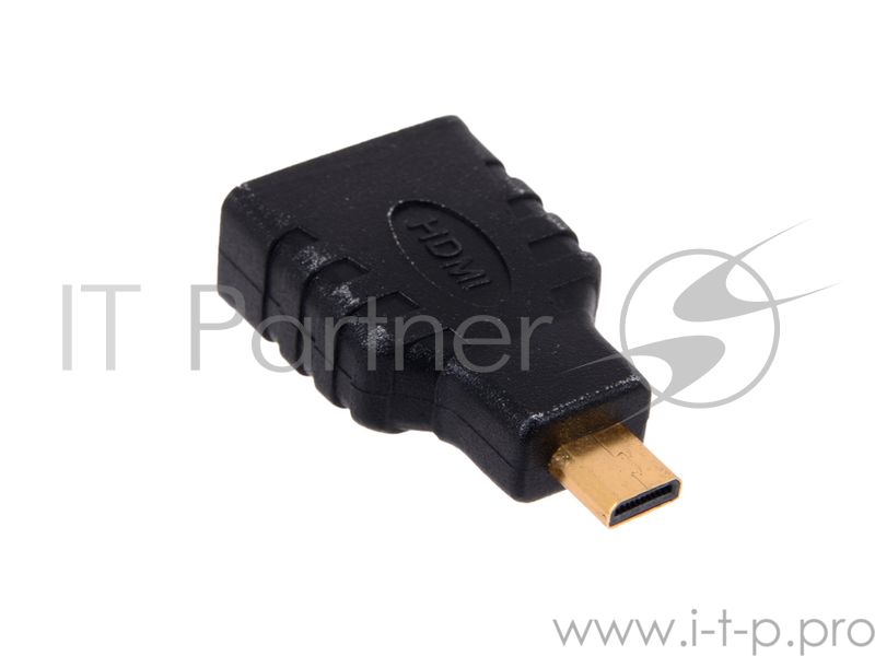 Переходник Gembird Переходник HDMI-microHDMI 19F/19M, золотые разъемы, пакет