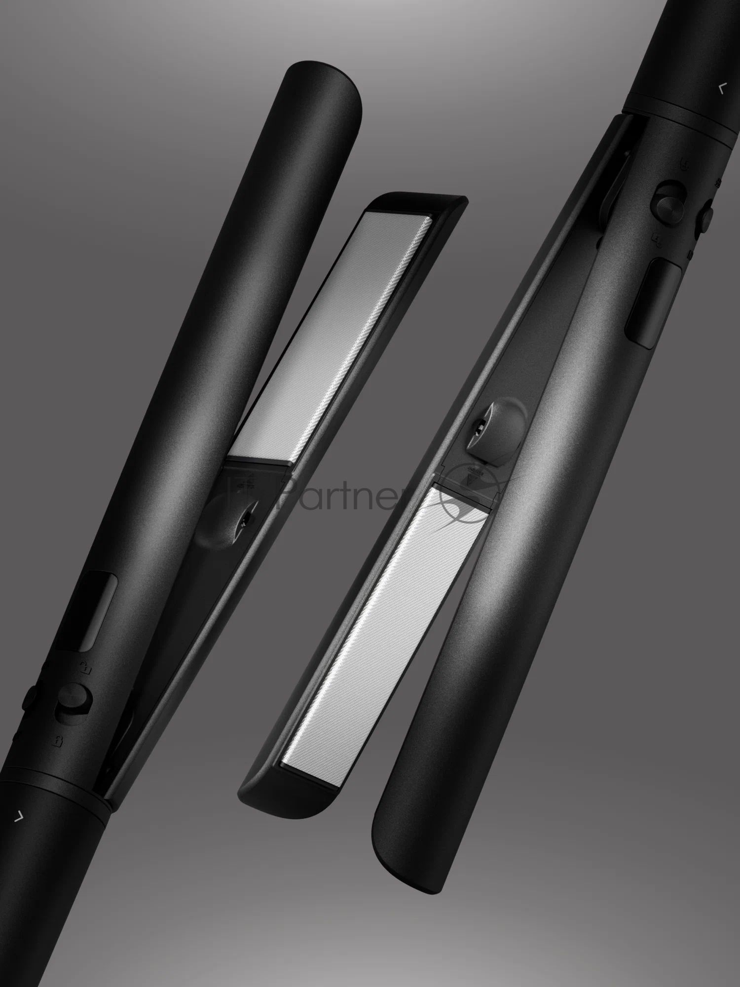 Выпрямитель с шелковыми пластинами Tuvio HS12CTD03, черный