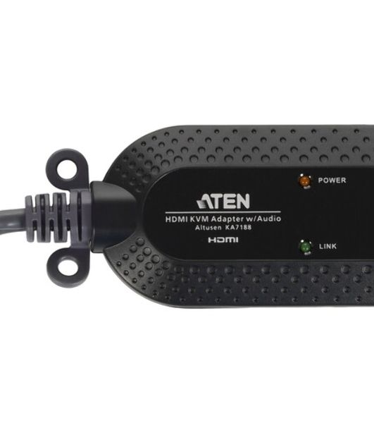 Переключатель ATEN USB HDMI Virtual Media KVM Adapter Cable (Support Smart Card Reader and Audio De-Embedder)