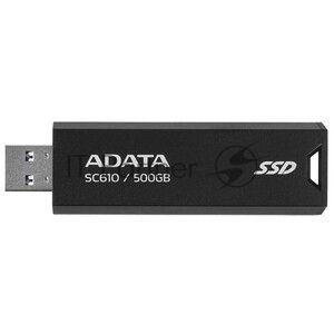 Внешний SSD ADATA SC610, 2TB, USB 3.2 Gen 2 Type-A, R/W 550/500, черный