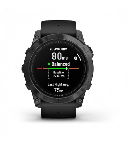 Умные часы Garmin Epix Pro Gen 2 Standard Edition, 1.4" AMOLED, ANT+, Bluetooth, GPS, NFC, Wi-Fi, 10 ATM, серый / черный
