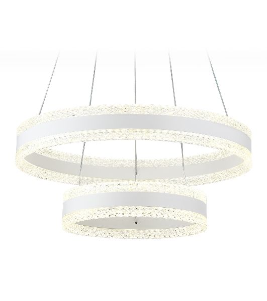 Светильник Ambrella light FA6175/2 WH белый 108W 3000K+6400K/3000K/6400K/4200K+4200K D500*630 (ПДУ РАДИО 2.4G)