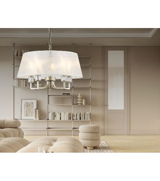 Люстра Ambrella light LH71211/5 CGD золото E14/5 max 40W D500*700