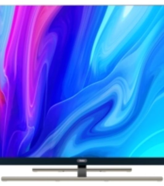 Телевизор Haier 55" DH1VMED01RU черный/серый QLED 4K UHD 120Hz Smart TV Google