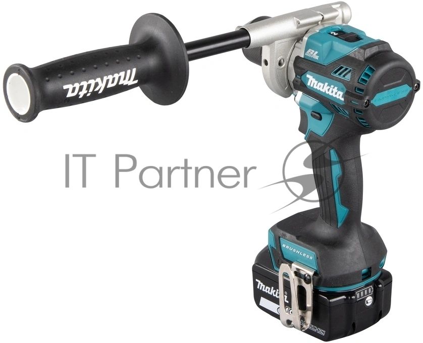 Дрель-шуруповерт Makita DDF486RTJ, 18 В, 5 Ач, 130 Нм, бесщеточный