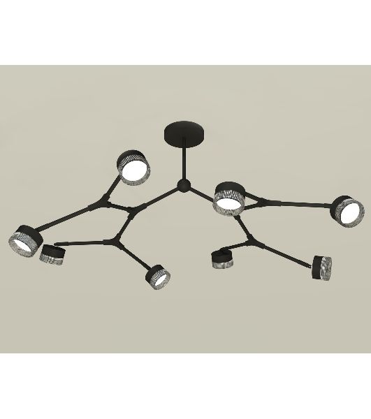 Светильник Ambrella light XB9060203/8 SBK/BK черный песок/тонированный GX53 (C9060, N8484)