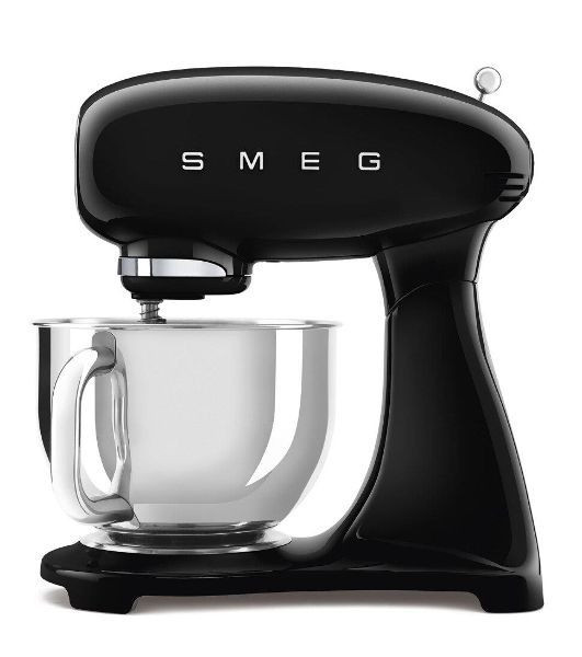 Планетарный миксер Smeg SMF03BLEU, черный (полностью окрашенный корпус)
